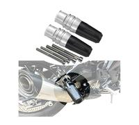 LNCZX Set de 2 Unidades Topes para Ducati Monster 937 2021 Deslizador de Cuadro Protección de Cuadro Piezas Accesorios para Motocicleta,Silver