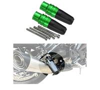 LNCZX Set de 2 Unidades Topes para KTM X-Bow GT-XR 2023 Deslizador de Cuadro Protección de Cuadro Piezas Accesorios para Motocicleta,Green
