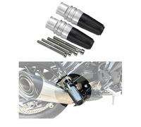 LNCZX Set de 2 Unidades Topes para KTM X-Bow GT-XR 2023 Deslizador de Cuadro Protección de Cuadro Piezas Accesorios para Motocicleta,Silver