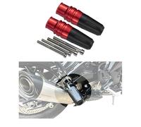 LNCZX Set de 2 Unidades Topes para KTM X-Bow GT2 2020 Deslizador de Cuadro Protección de Cuadro Piezas Accesorios para Motocicleta,Red