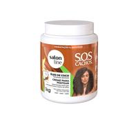 Lnea de saln Linha Tratamento (SOS Cachos) Coco Creme Para Pentear - Profundo Tratamento de 1000G (coleccin de curls de SOS - crema de combina