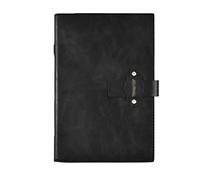 LNFHHFEC Cuaderno Cuaderno A5, cuero fino de PU, 224 páginas de papel grueso premium, 5,6" x 8,4", se coloca plano, diario de viaje for reuniones de negocios, versátil y elegante(C)