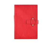 LNFHHFEC Cuaderno Cuaderno A5, cuero fino de PU, 224 páginas de papel grueso premium, 5,6" x 8,4", se coloca plano, diario de viaje for reuniones de negocios, versátil y elegante(A)