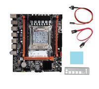 Lnfxkvva X99H - Placa base de escritorio + almohadilla térmica LGA2011-V3 B85 Chip DDR3X4 ECC Ranura M.2 NVME PCI-E 3.0 X16 SATA3.0 Negro PCB placa base 1 juego