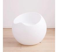 LNGCLTEZ Taburete multiusos con forma de manzana, cambiador de zapatos, muelle bajo, taburete redondo, taburete pequeño para sala de estar, hogar, dormitorio, taburete creativo, color blanco