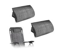 LNGJIN 2 Piezas Almohada para el Cuello,Almohada Cervical para Tumbona,Almohada para la Cabeza,Reposacabezas Suave,Reposacabezas para sillas, cojín para tumbonas, Apto para sillas de jardín