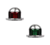 LNGJIN 2 piezas LucediNavigazione, LuciperBarcos 12 V,LucesdeNavegación paraBarcos,uces de navegación parabarcos,luces de navegación de barcos,Adecuado parabarcos,embarcaciones,etc (Rojo, Verde)