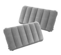 LNGJIN Cojín de Playa,2 PCS Almohada de Viaje Cuello,Almohada de Cuello de Viaje,Almohada Viaje Niños,Cojin Cervical para Adultos,Cojin Cuello Viaje,para Oficina Avión Tren Coche Viajando,Gris