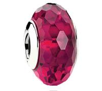LNHBZ 2025classic Abalorios de cristal de Murano con forma de flor, hoja y arcoíris cósmico en plata de ley 925, compatibles con pulseras, joyería para mujer -AMC013053