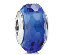 LNHBZ 2025classic Abalorios de cristal de Murano con forma de flor, hoja y arcoíris cósmico en plata de ley 925, compatibles con pulseras, joyería para mujer -AMC013058