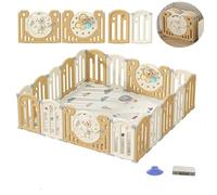 Lnhcrbs Corralito Bebe, Parque Infantil Bebe Es Estable y Antideslizante con cierre de seguridad con Una Función De Juego, Parque Infantil Puede Cambiar De Forma