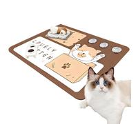 Lnhgh Alfombra de Interior para Perros Impermeable para Suelo | Antideslizante para Perros, Cubrecolchón Absorbente de para Doma de Cachorros y y para Cuencos de Comida y