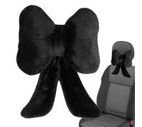 Lnhgh Almohada de cuello de coche | Almohadas de reposacabezas de pajarita para coches,Almohada de apoyo para el cuello del coche linda de peluche, almohadas universales para la mayoría de los