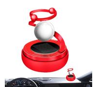 Lnhgh Aromaterapia con energía solar para automóvil, ambientador de aire para automóvil con energía solar,Porta Perfume Para Coche Con Diseño De Bola De Estrella | Difusor del Aromatherapy del coche