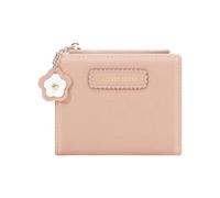 Lnhgh Billetera de Doble Persiana para Mujer - Cartera Versátil con Ventana Identificación | Organizador de Embrague Bolso de Bolsillo con Cremallera, Rosa, Se référer au descriptif, Consulte la