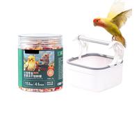 Lnhgh Bird Barch Stand, Soporte de entrenamiento de aves - Jubilación portátil - Perca Cockatiel, juguete para periquitos, yeso cervecero, pinzones, Lovevirds