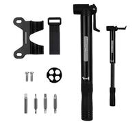 Lnhgh Bomba de neumáticos para bicicleta,Bomba de aire de ciclo - Bomba de bicicleta de carretera portátil multifuncional - Bomba de bicicleta accesorios de ciclismo bomba de ciclo de 8 llaves para
