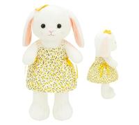 Lnhgh Bunny de peluche de peluche de conejo de peluche de peluche - Juguete de conejo de peluche lindo, cojín suave para novia, niña, compañero de sueño para dormitorio, coche, oficina