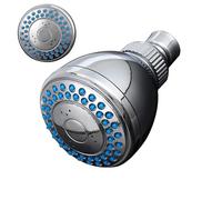 Lnhgh - Cabezal de ducha de alta presión para ducha con boquilla de silicona pequeña, cabezal de ducha antiobstrucción, accesorios de baño de hotel