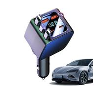 Lnhgh Cargador De Coche Retráctil | 2 Puertos USB Carga Rápida Accesorios Auto Con Luz Estelar,Puerto De Carga Para Coche | Para Trabajo Diario Conductor De Trabajo Electrónicos