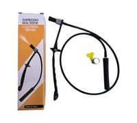 Lnhgh Cepillo de limpieza para máquina de café,Cepillo de descalcificación para boquilla de vapor de máquina de café | Accesorio ergonómico de mango largo para descalcificación y mantenimiento de