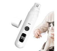 Lnhgh Copa Garras Perro, Limadora de pestañas Eléctrica Silenciosa Pantalla LCD Herramienta Aseo Gato - Herramienta de aseo de 3 velocidades para gatito conejo Pequeños Medianos Grandes Animales