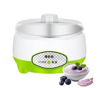 Lnhgh Creador de yogur con control de temperatura máquina para hacer yogur - Creador de yogur con control de temperatura ajustable | 1,2 L herramienta eléctrica eléctrica de bajo ruido