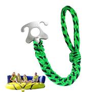 Lnhgh - Cuerda de remolque para boya remolcada, arnés de remolque para barco para tubing, accesorio resistente de deportes acuáticos con enganche de acero inoxidable para vela, pesca,