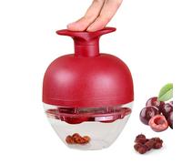 Lnhgh Deshuesador de Cerezas - Deshuesador De Cerezas Y Ciruelas Con 4 Agujeros,Quitahuesos De Aceitunas Para La Elaboración De Mermelada,Para Hogar, Cocina, Hornear, Camping, Picnic y Hacer Mermelada