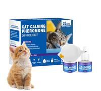 Lnhgh Difusor calmante para gatos, feromonas para gatos, recambio para calmar el difusor de arañazos, enchufe de 60 días en gatos, calma las recargas para cargar