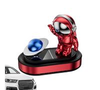 Lnhgh Difusor de ambientador solar para coche, ambientador de coche con energía solar,Ambientador automático Astronauta | Aromaterapia rotativa del coche, difusor de perfume para