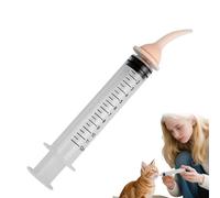 Lnhgh Dispensador de pastillas para gatos, dispensador de pastillas de 12 ml para gatos, suministros para mascotas para alimentación líquida para cachorros, uso diario y cuidado después de operaciones