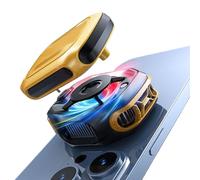 Lnhgh Enfriador de Teléfono Móvil,Ventilador de Enfriamiento para Smartphone - Radiador Rápido Inteligente Magnético con Pantalla Digital para Teléfonos Inteligentes Juegos Tiempo Caliente Viaje