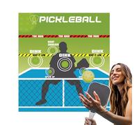 Lnhgh Entrenador Pickleball Portátil, Pickleball Practice Board | Trainer Portable Target Comentarios instantáneos,Ayuda de Entrenamiento en Interior Callejón mejora Las habilidades mejorar la