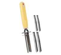 Lnhgh Extractor de alma - Extractor y removedor de semillas de acero inoxidable para frutas y verduras, herramienta ajustable para cerezas, dátiles y peras
