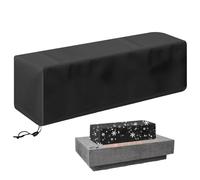 Lnhgh - Funda impermeable para chimenea, cubierta rectangular, antipolvo, para chimenea, patio, accesorios de protección para barbacoa, para jardín, patio trasero, todas las estaciones, terrazas