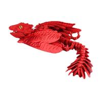 Lnhgh Juguete Dragón impreso en, Juguete Dragón impreso en - Detalles en Forma de Pluma, articulaciones Móviles, Dragón Volante, Figura de Colección articulada Móvil, Juguetes de Dragón