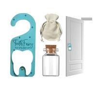 Lnhgh - Llavero, llavero para dientes de, bolsa de recuperación de dientes para colgar en la puerta | Recuerdo de la infancia, bolsa que fomenta la recogida de dientes perdidos para niñas y niños