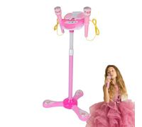 Lnhgh Micrófono De Canto para Niños - Micrófono para Máquina De Karaoke,Máquina De Karaoke con Música, Juego Educativo De Soporte para, Interactivo De Pie Infantil,para Niños