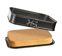 Lnhgh Moldes para Hornear Pasteles | Rectangular Antiadherente Reutilizable Utensilios De Hornear | Solid State Platte | para Muffins Brownies Helado Panadería Casera Comercial Principiantes Adultos