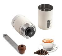 Lnhgh Molinillo de café manual, molinillo de café de manivela,Molinillo de grano de acero inoxidable - Máquina de manual portátil, molino de fresas cónicas desmontables para el hogar