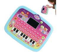 Lnhgh - Ordenador portátil para ordenador portátil y tableta, juguete electrónico con luces, sonido y música, contenido de aprendizaje para bebés y niños pequeños