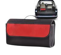 Lnhgh Organizador de almacenamiento de maletero,organizador de maletero de coche, organizador de maletero trasero plegable de fieltro, bandeja de almacenamiento de maletero de coche de gran capacidad