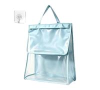 Lnhgh Organizador de Ducha Bolsa Transparente Gran Capacidad Ahorra Espacio | Organizador Pared Ducha Champú Para Hogar Dormitorio Hotel Toalla Ropa Y Ropa Interior Maquillaje Aseo Teléfono