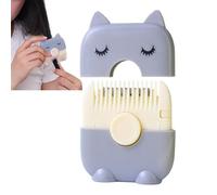 Lnhgh Peine cortacésped | Peine para adelgazar el cabello, accesorio 2 en 1 para flequillo niños, eliminación de puntas dobles para casa, viajes y adultos