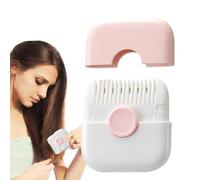 Lnhgh Peine de afeitar para peinar - Afeitadora de pelo 2 en 1 para hombres | Recortadora de cabello de peine de diseño desmontable con cubierta de polvo de doble cabeza disponible para artefacto de