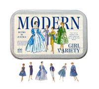 Lnhgh Personas Pegatinas Niñas Pegatinas - 400X Variety Girls Series Pegatinas - Junk Journal Adorno Accesorios de Artesanía Scrapbooking Estética Pegatinas para Diarios, Hecho a Mano