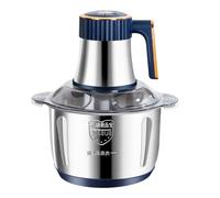 Lnhgh Picadora Eléctrica,Picadora Verduras de Acero Inoxidable | Picadora Carne Automática 5L para Mantequillas de Nuez Molinos de Granos Molienda de Hielo Preparaciones para Bebé Comidas
