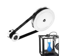 Lnhgh Polea dispensadora de orificio de 8 mm, polea dispensadora de 20 y 60 dientes - Polea dispensadora 2GT Rueda síncrona 20 y 60 dientes - Polea de motor mecánico de correa de correa