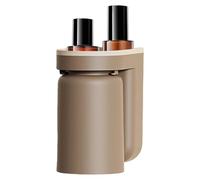 Lnhgh Portacepillos de dientes para cuarto de baño, portacepillos de dientes para baños | Portacepillos de dientes de pared con 2 tazas - No hay organizador de almacenamiento de drenaje de perforación